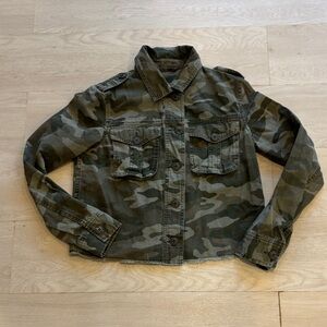 Aeropostale Olive and Khaki Camo Jacket